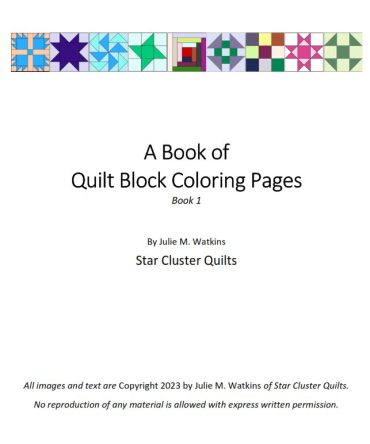 Quilt Block Coloring Pages Cover