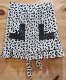 Halloween Ravens Vintage Style Waist Apron